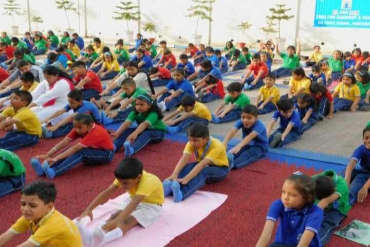 Air Force School-Yoga Activity