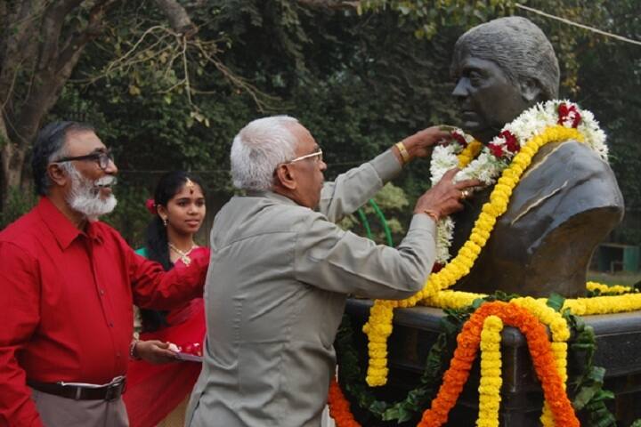 Andhra Education Society Senior Secondary School-Paying Tributes to Dr