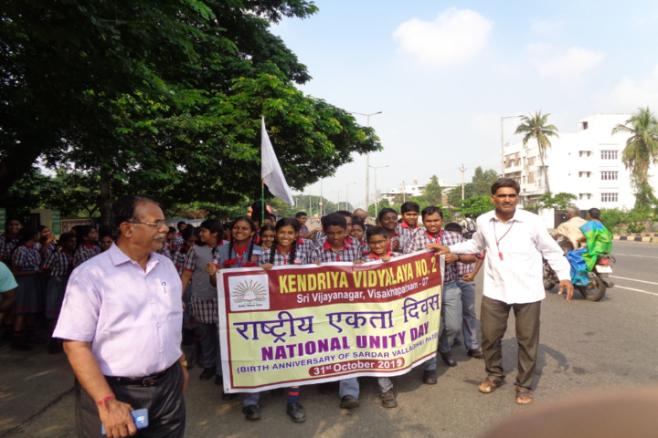 Kendriya Vidyalaya-National Unity Day Rally