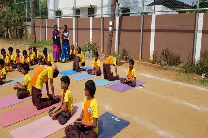 Sidhar Gnanapeedam Senior Secondary School-Yoga Activity