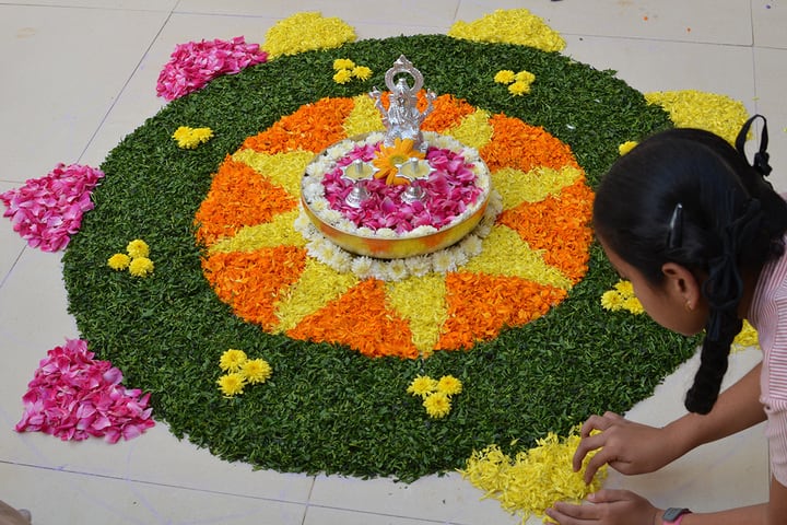 Little Woods School-Rangoli