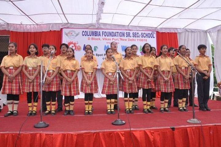 Columbia Foundation Senior Secondary School Vikas Puri-Singing