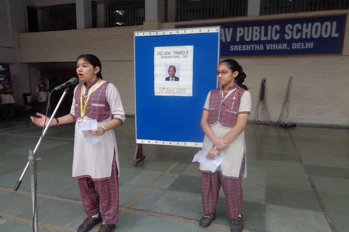 D A V Public School-Speech