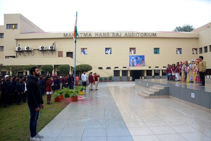 Darbari Lal DAV Model Senior Secondary School-Republic day