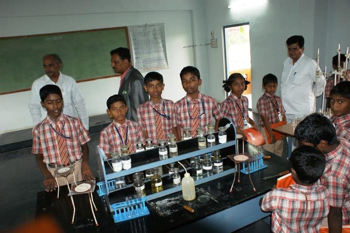 M J R Vidya English Medium High School-Chemistry Lab