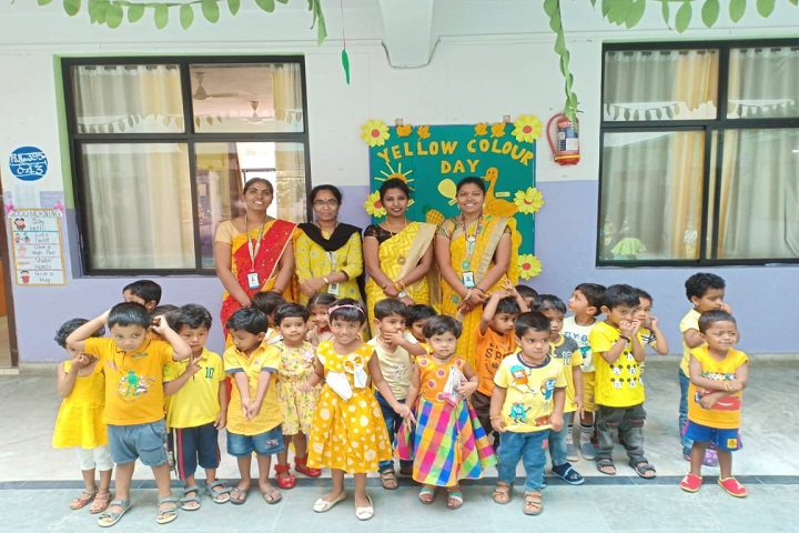 Pallavi Model School-Yellow Day Celebrations