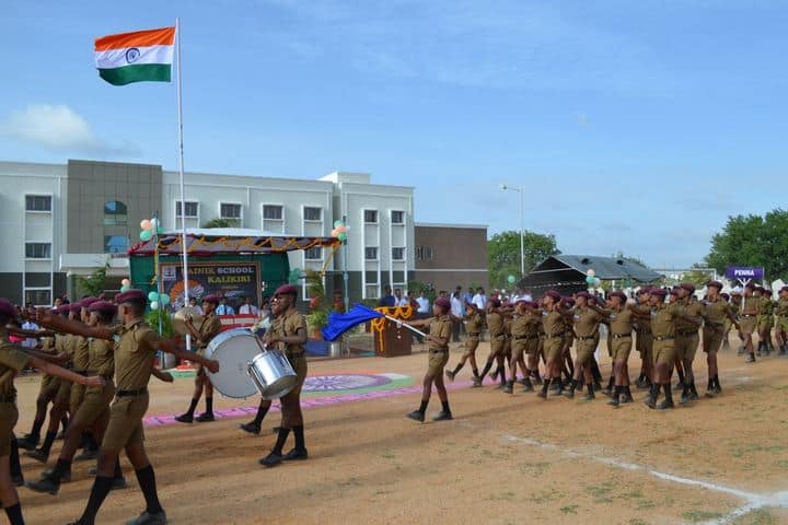 Sainik School Kalikiri-March Past