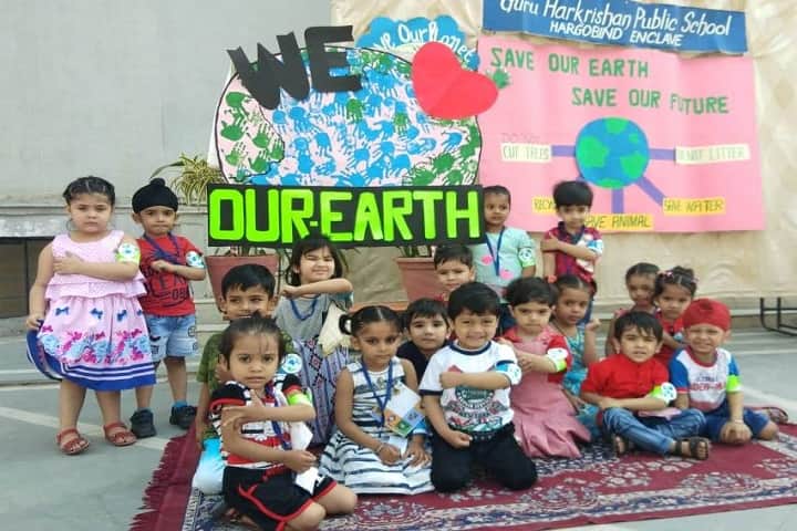 Guru Harkrishan Public School-Earth day