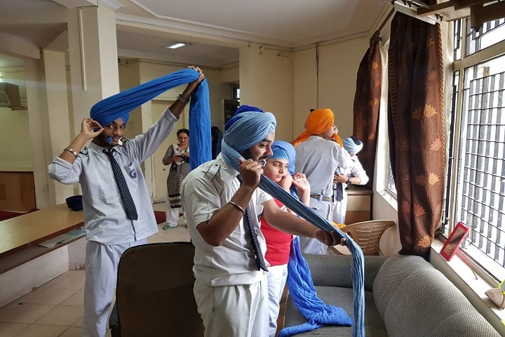 Guru Harkrishan Public School-Turban Tying Competition