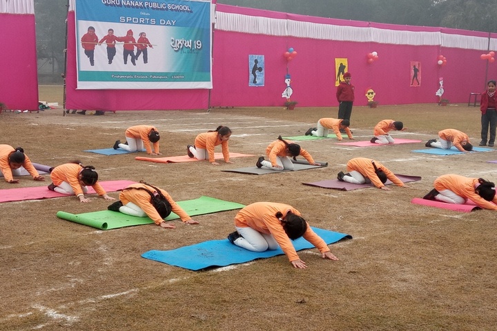 Guru Nanak Public School-Yoga Activity
