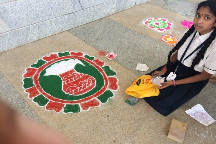 Sri Sri Academy-Rangoli Competition