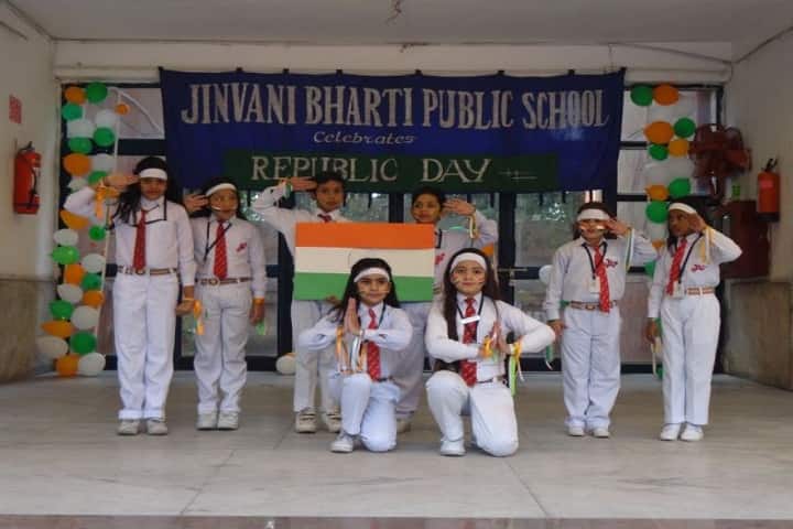 Jinvani Bharti Public School-Republic day Celebration