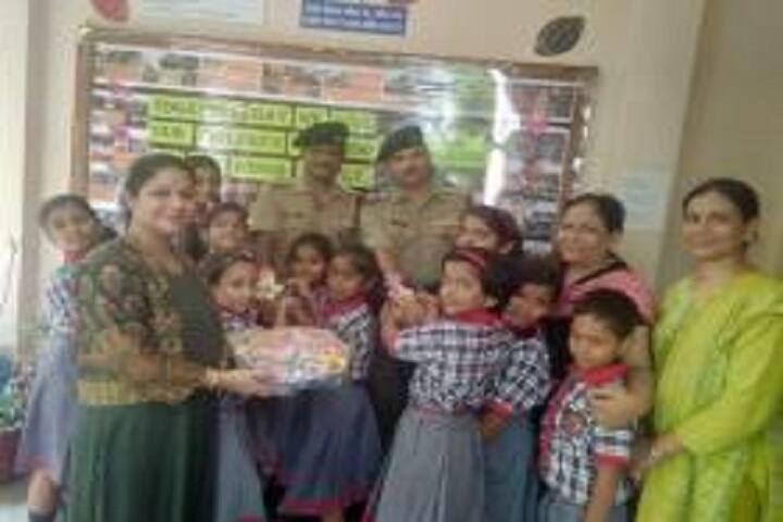 Kendriya Vidyalaya-Rakhi Making