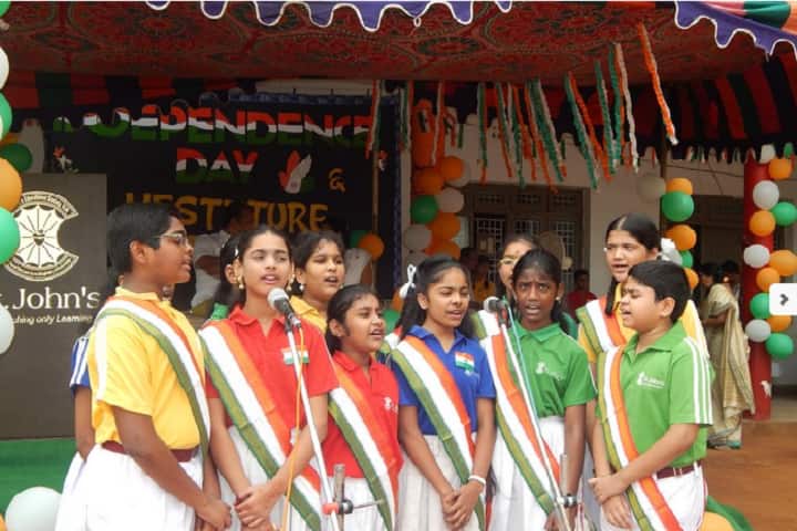 St John s English Medium High School-Independence Day Celebrations