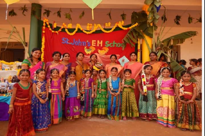 St John s English Medium High School-St John s English Medium High School- Sankranthi Celebrations