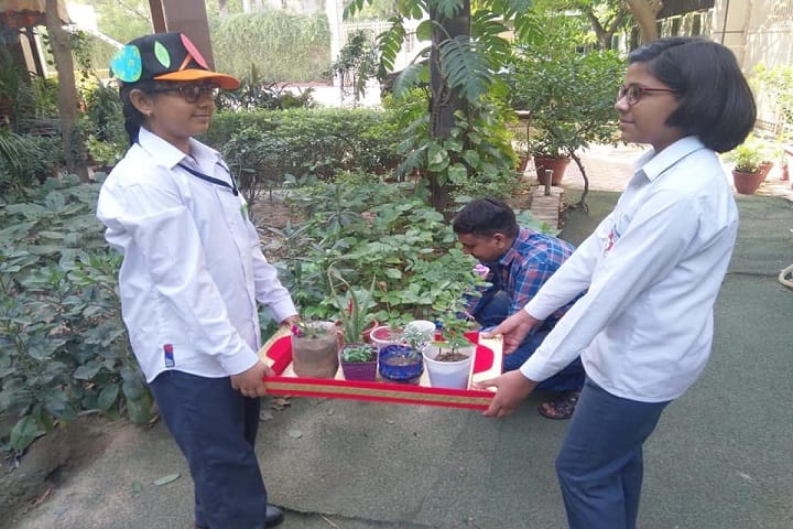 KIIT World School-Tree Plantation