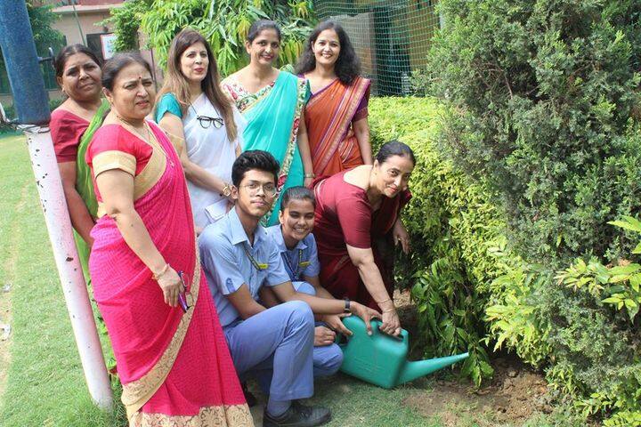 Maharaja Agarsain Public School-Plantation