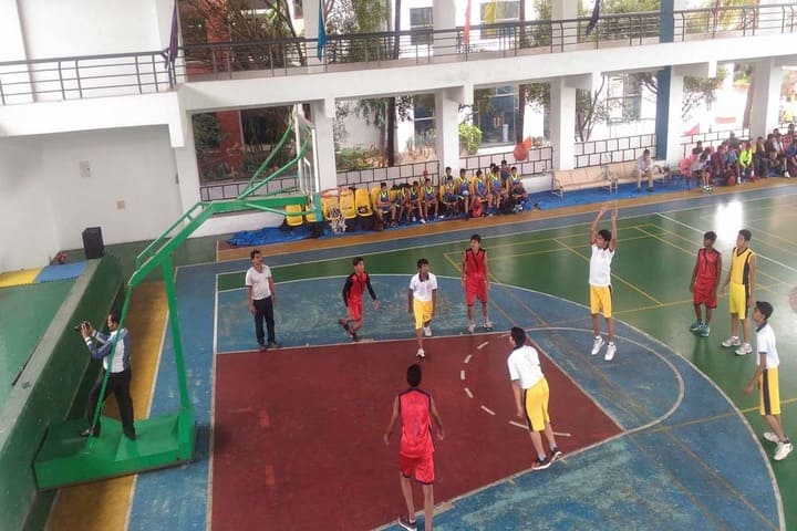 Sunflower School-Inter House Basket Ball Competition