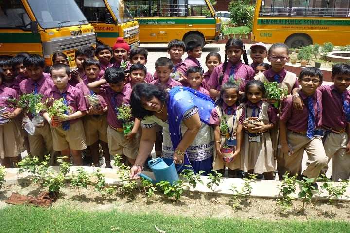 New Delhi Public School-Tree-Plantation