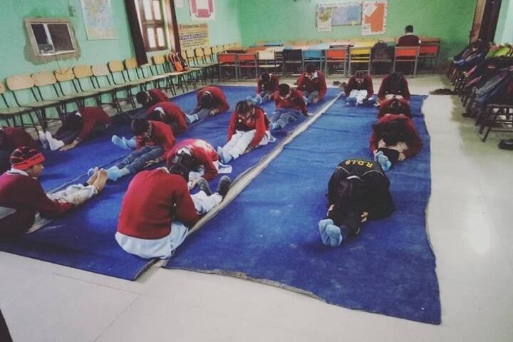 R D International School-Yoga day