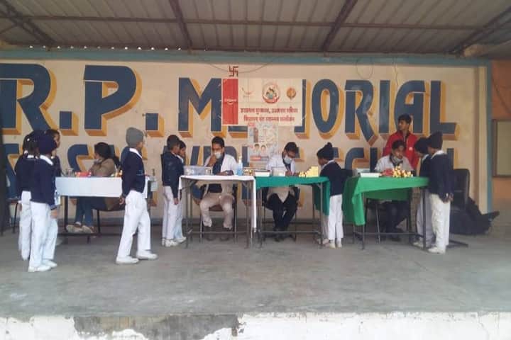 R P Memial Public School-Medical Camp