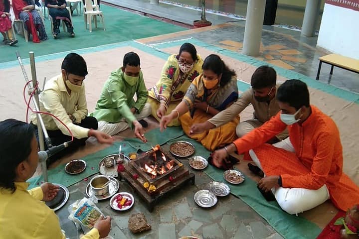 Anand Niketan School-Pooja Event