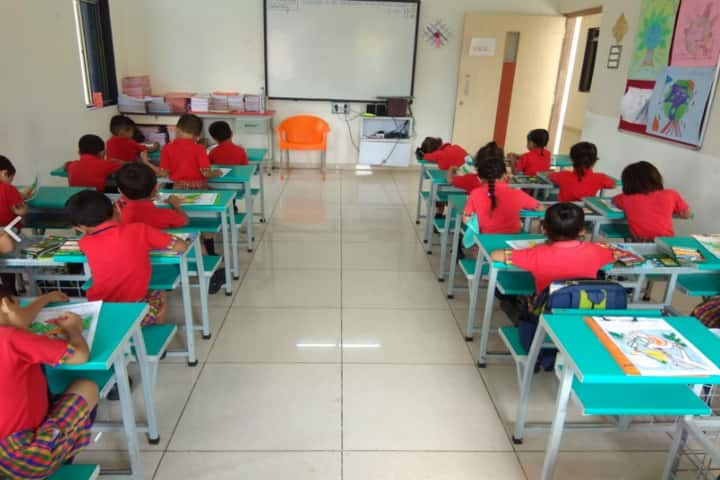 Blue Moon International School,Karjan-Classroom
