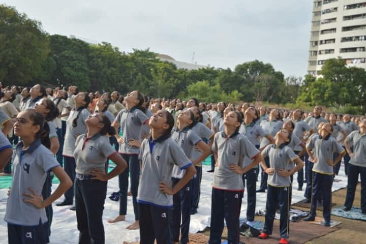 Gajera International School-Yoga Day