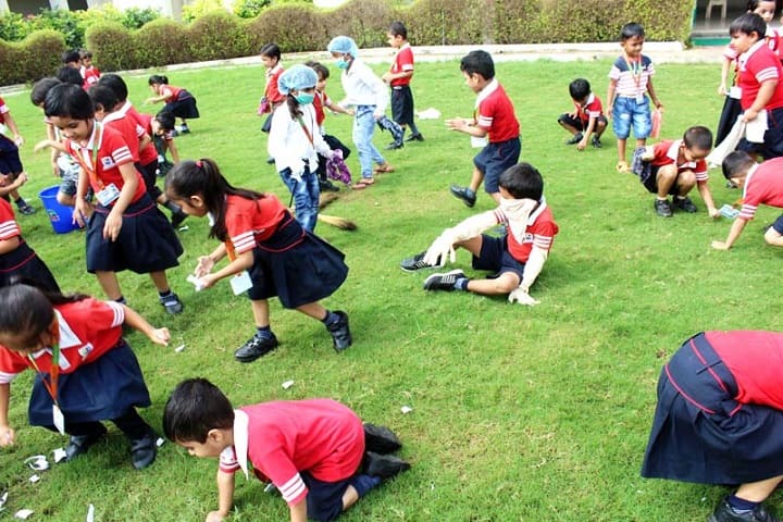 Jay Ambe International School-Campus Cleaning