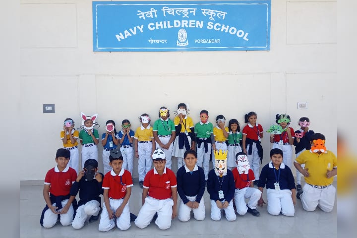 Navy Children School-Mask Making Competition