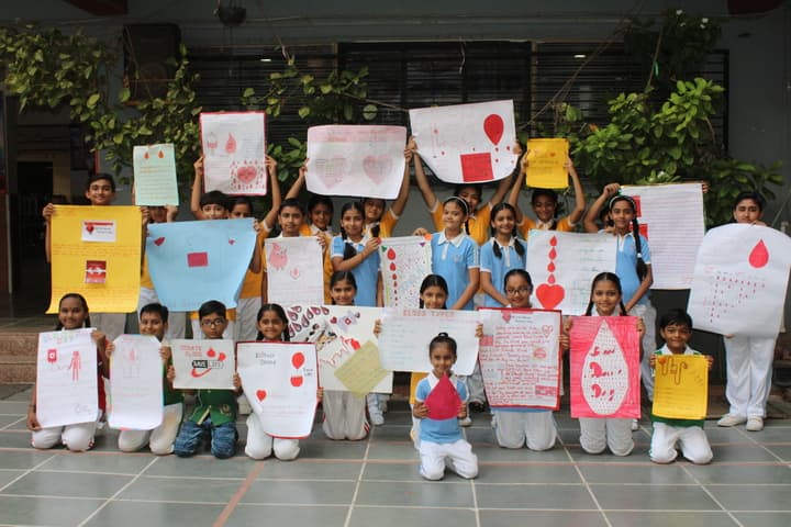 Om Shanti English Medium School-Blood Donate