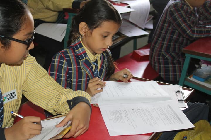 Om Shanti English Medium School-Talent exam