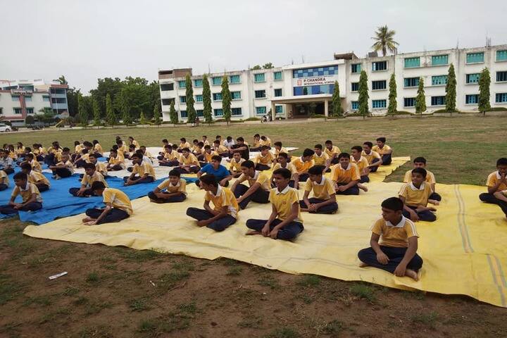 P.Chandra International School-Yoga Day