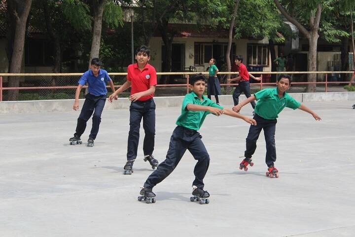 P.M.English Medium School-Skating Activity
