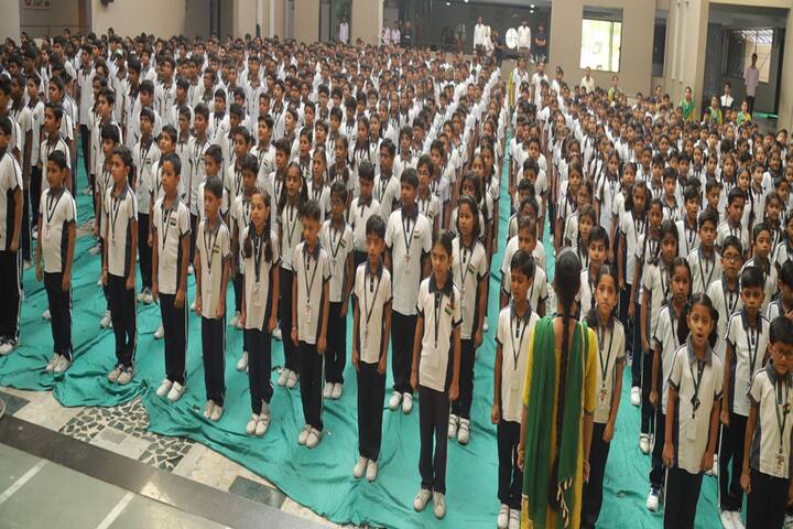 P P Savani School-Assembly