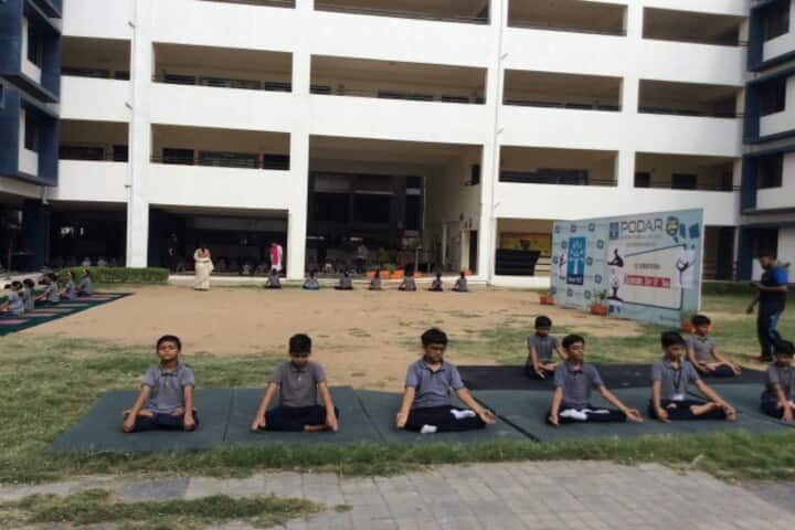Podar International School-Yoga Day