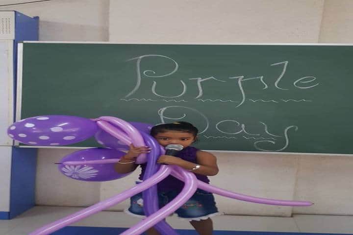 Shree Jain Yuvak Mandal English Medium School-Purple Day