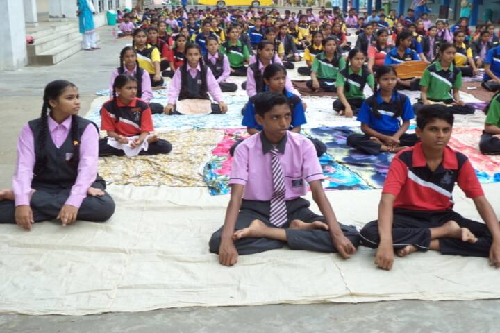 Shree M K Mehta English Medium School-Yoga Day