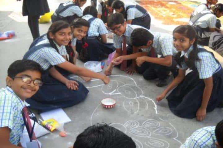 Shree Vashishtha Vidhyalaya-Rangoli Competition