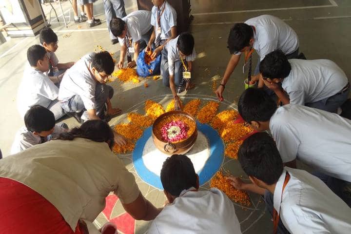 Shri Swami Narayan Academy-Rangoli Competition