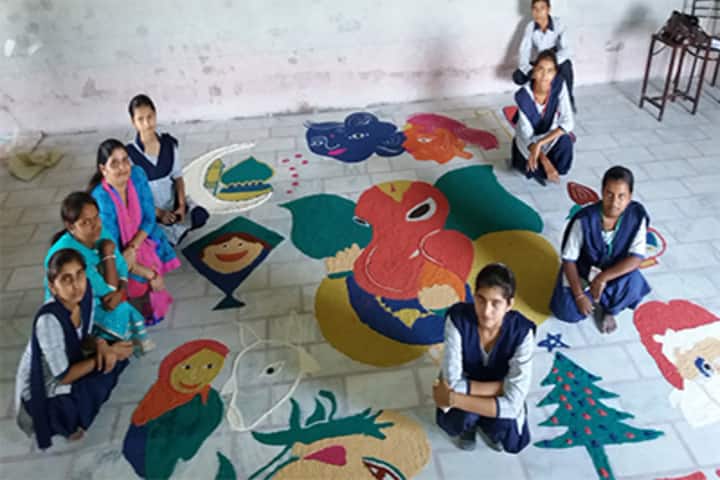 Bal Bharti Vidya Mandir High School-Rangoli