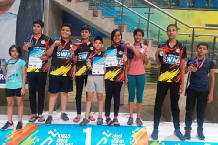 Bal Vikas Progressive School-Swimming Competition winners
