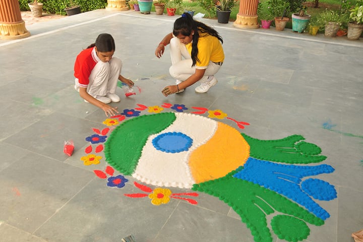 CDS International School-Rangoli Competition