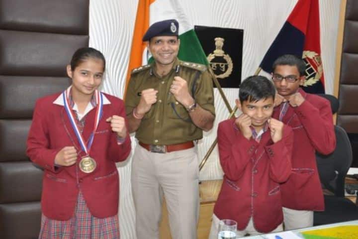 D A V Police Public School-Karate Champions