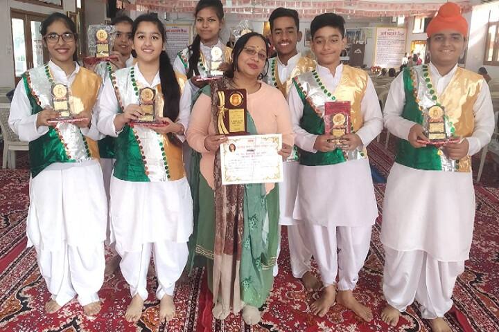 D C Model Senior Secondary School-Group Song winners
