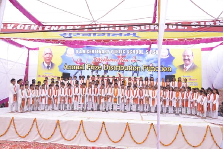 Dav Centenary Public School Sirsa-Annual Prizes Distribution