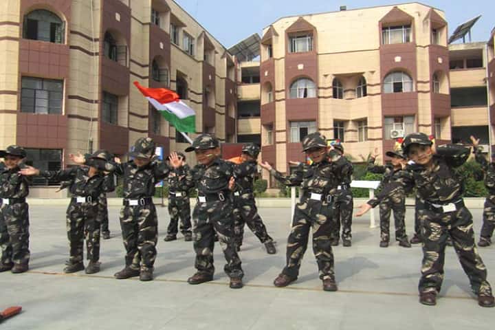 Dav Public School-Independence day celebrations