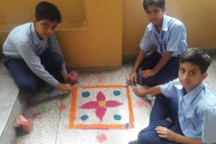 Dayal Singh Public School-Rangoli