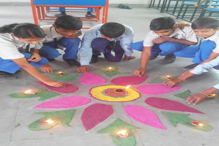 Deewal International School-Rangoli