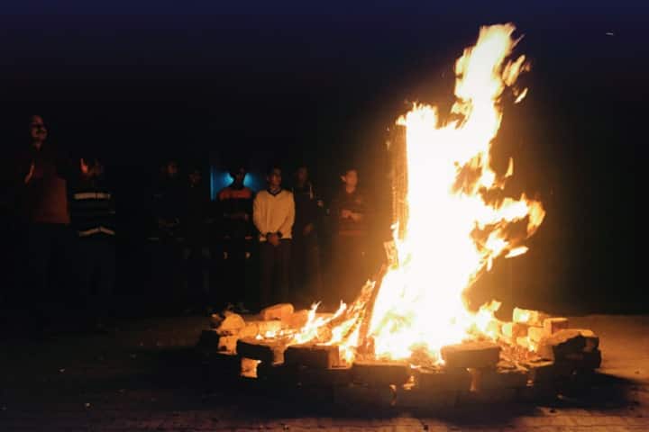 Divine International Public School-Lohri Function